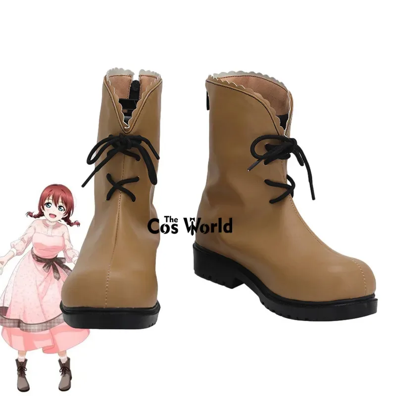

Love Live! Nijigasaki QU4RTZ Sing Smile Emma Verde Anime Customize Cosplay Shoes Boots