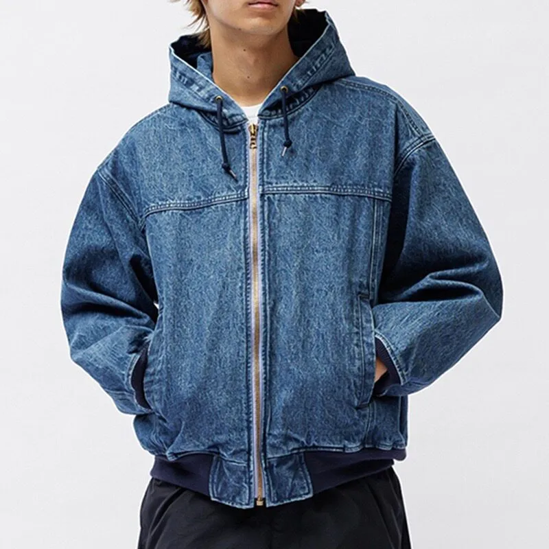 

KAPITAL Japanese Vintage Washed and Distressed Denim Shirt Unisex Loose Jacket for Men Top