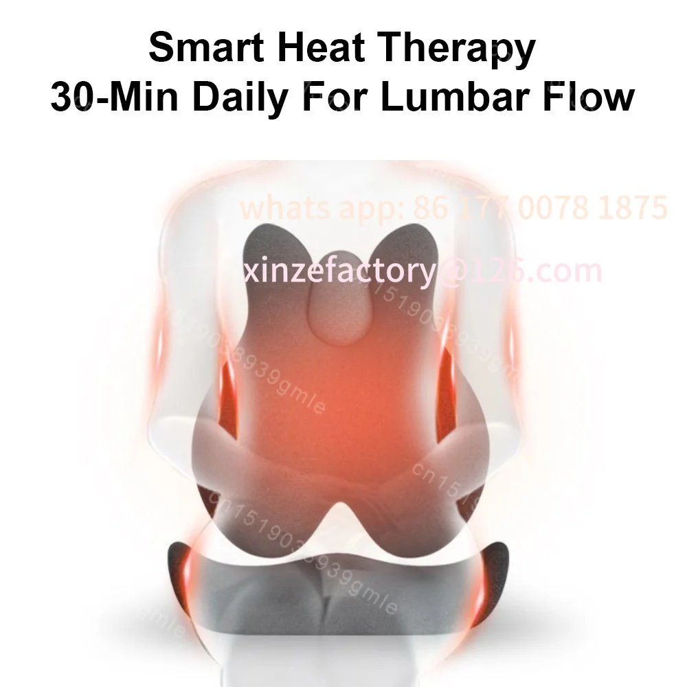 

Customizable Massager Chair Pad Electric Heating Vibrating Cervical Neck Back Body Cushion Massag for Office Car Home Lumbar