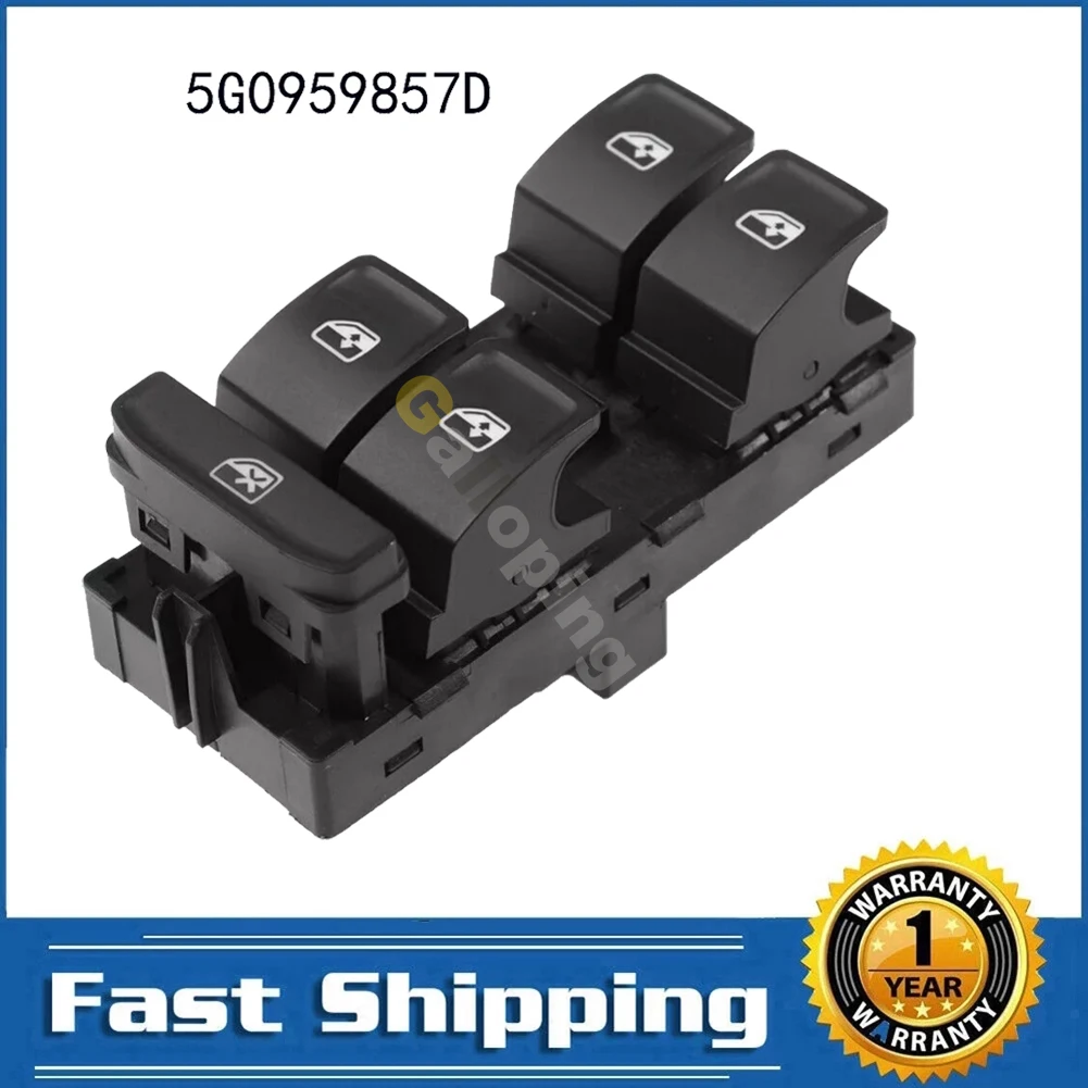 

Кнопка управления электрическим переключателем стеклоподъемника для Volkswagen VW Golf MK7 Passat Tiguan для SEAT Leon 5G 0959857 D Автомобильные аксессуары