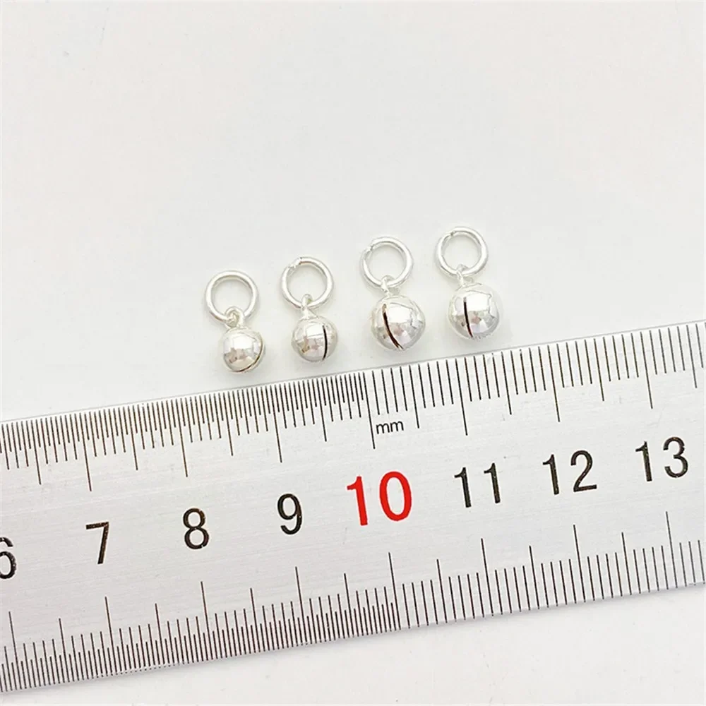 S925 فضة جرس رنين سحر قلادة DIY لوازم المجوهرات الخرز ل قلادة سوار الاكسسوارات الحرفية #2