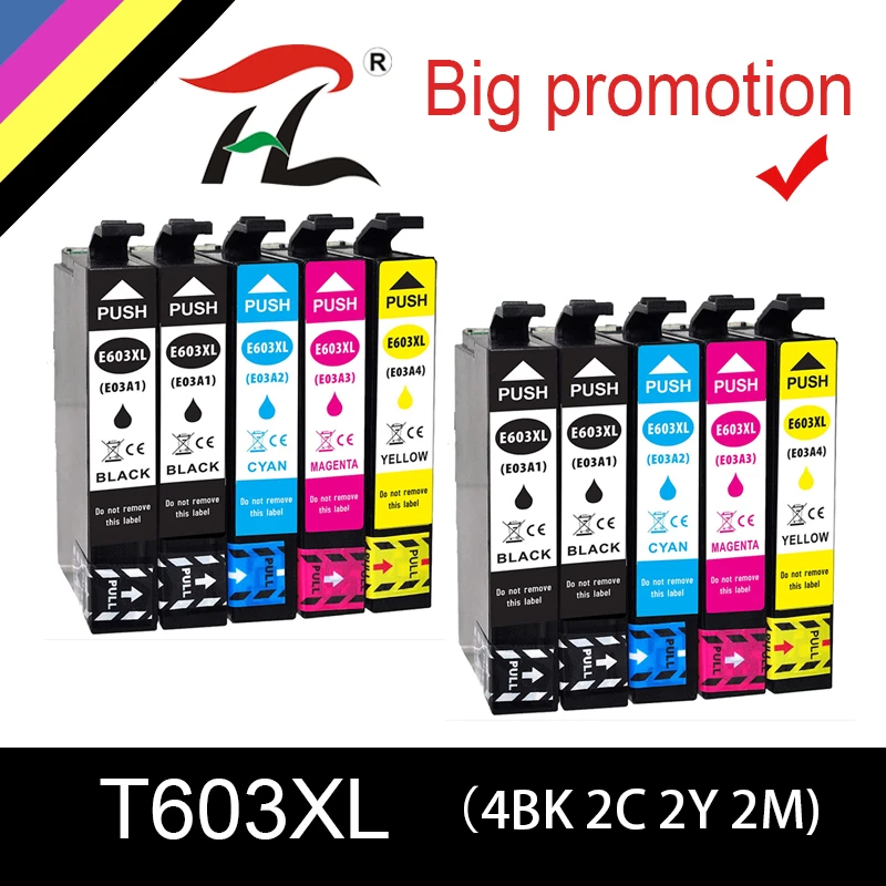 12 paczka 603 XL kompatybilny dla Epson 603XL E603 T603 dla XP-2100 XP-3100 WF-2810 XP-3105 XP-4100 XP-4105 WF-2830 XP-2105 drukarki