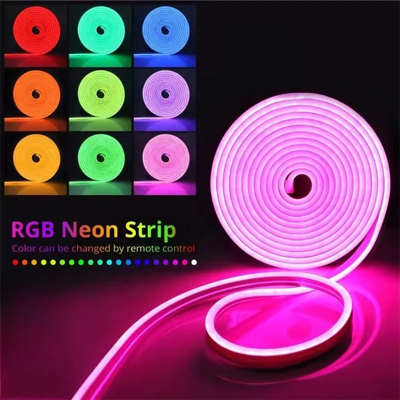 

Neon LED Rope Lights IP65 Waterproof RGB Neon LED Strip Suitable For Indoor and Outdoor Home Decoration