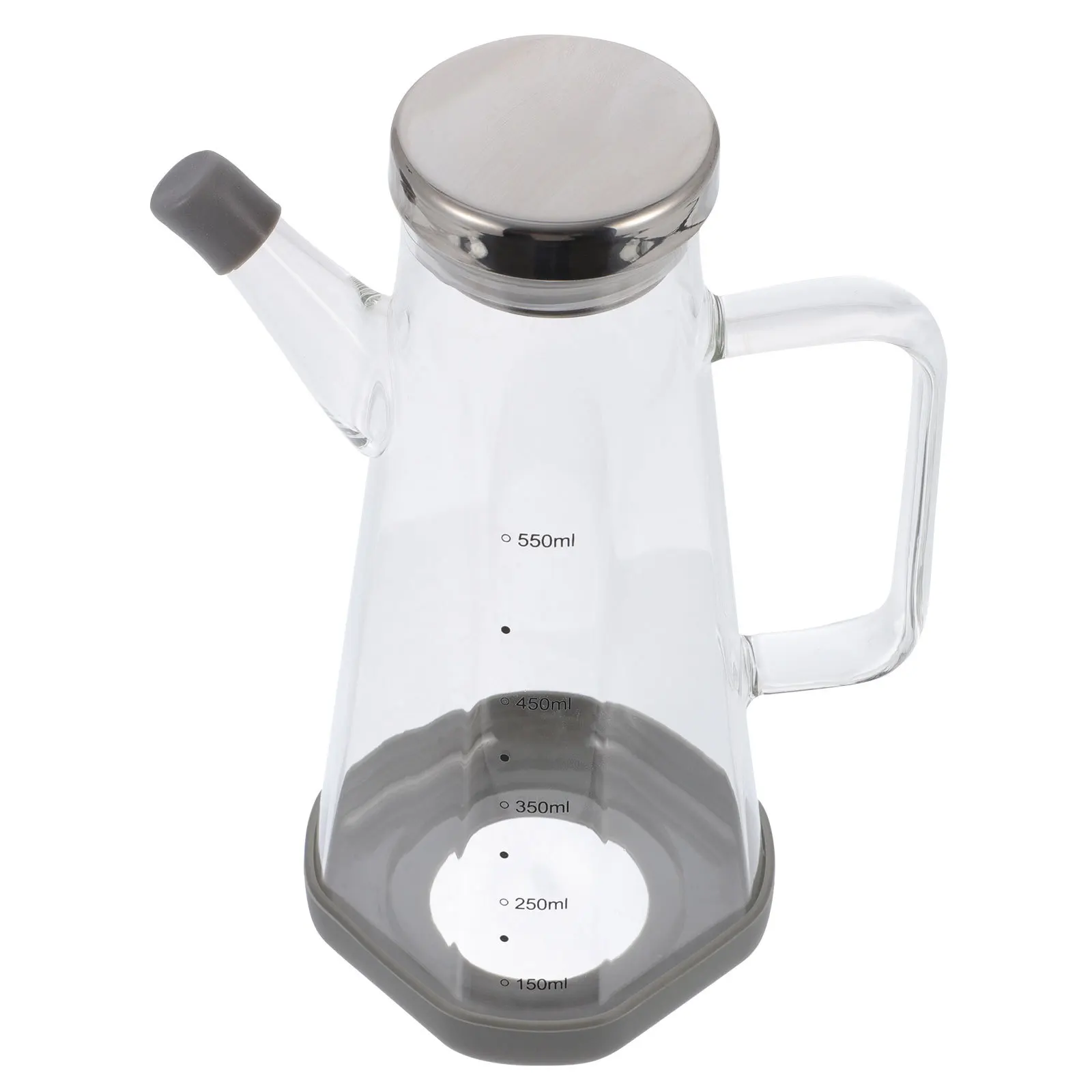 

1Pcs High Borosilicate Glass Oil Bottle Transparent Large Capacity Kitchen Oil Pot Essential Home Storage Vinegar Soy Sauce