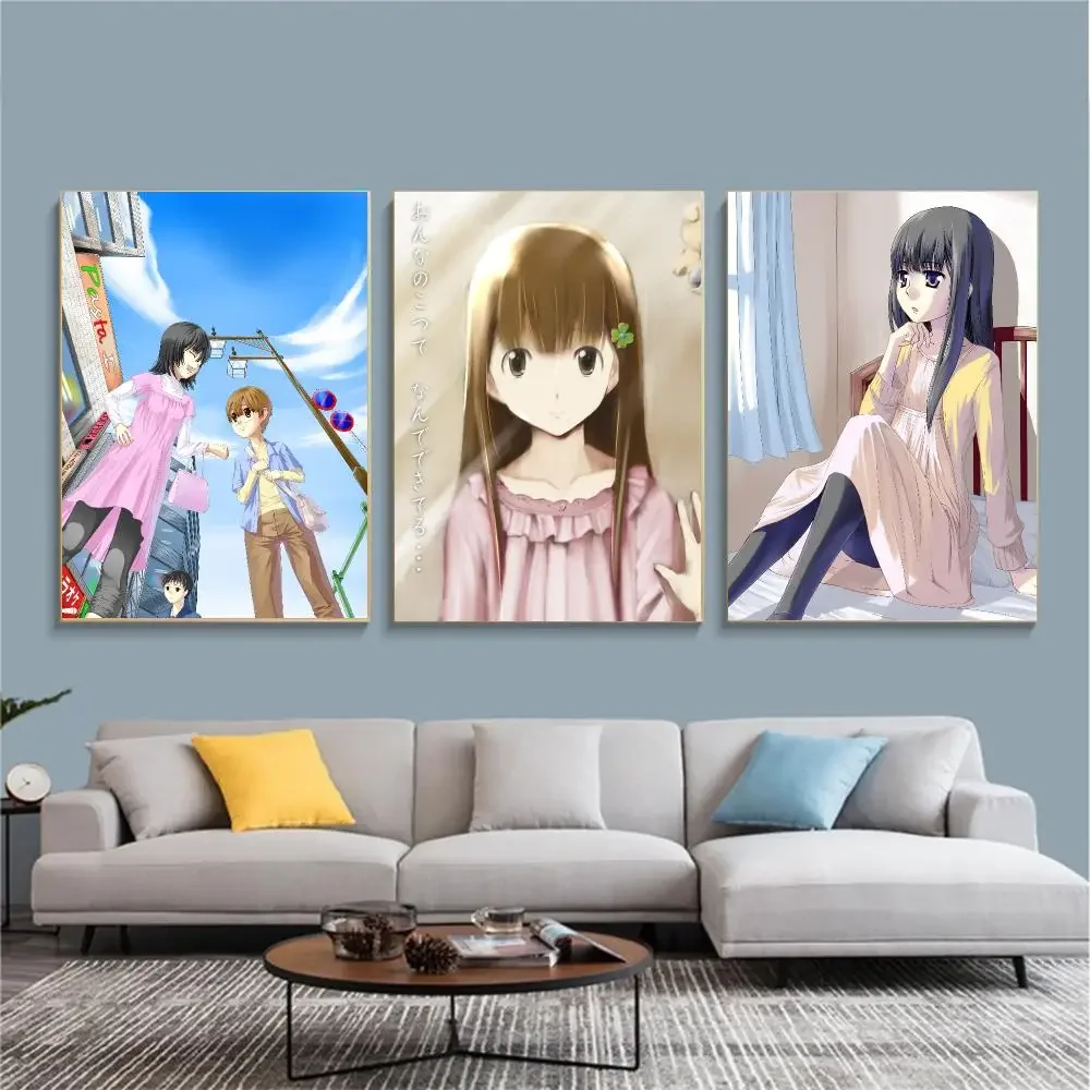 anime W-Wandering Son-N Painting Calligraphy Nature Inspired Artwork for Living Room  Home Decoration