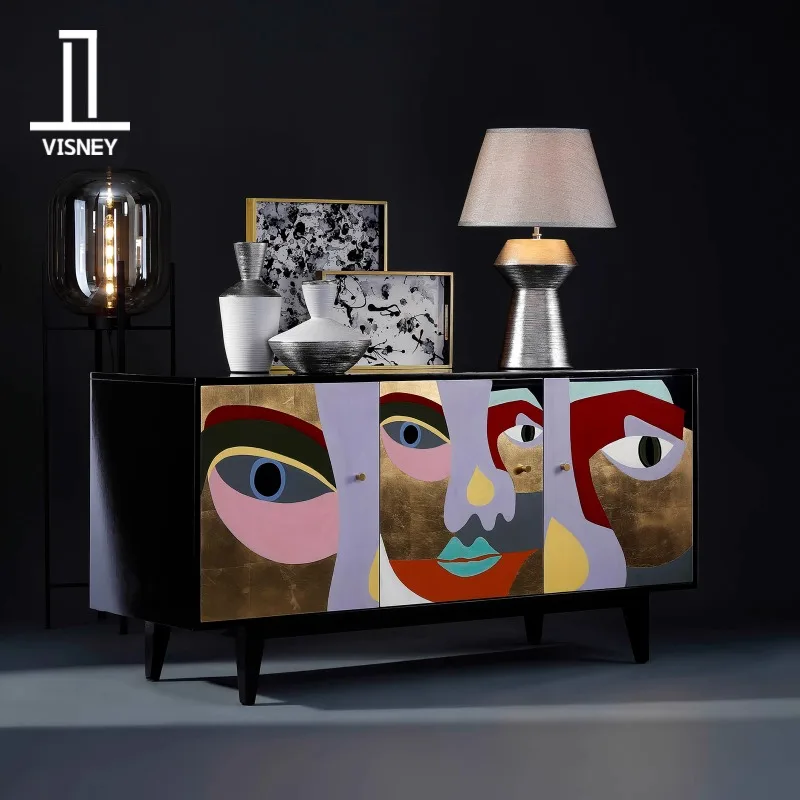 Étagères salon Bar armoire de rangement Mobile Restaurant Armoire à vin affichage luxe whisky Cocktai Armoire meubles à la mode