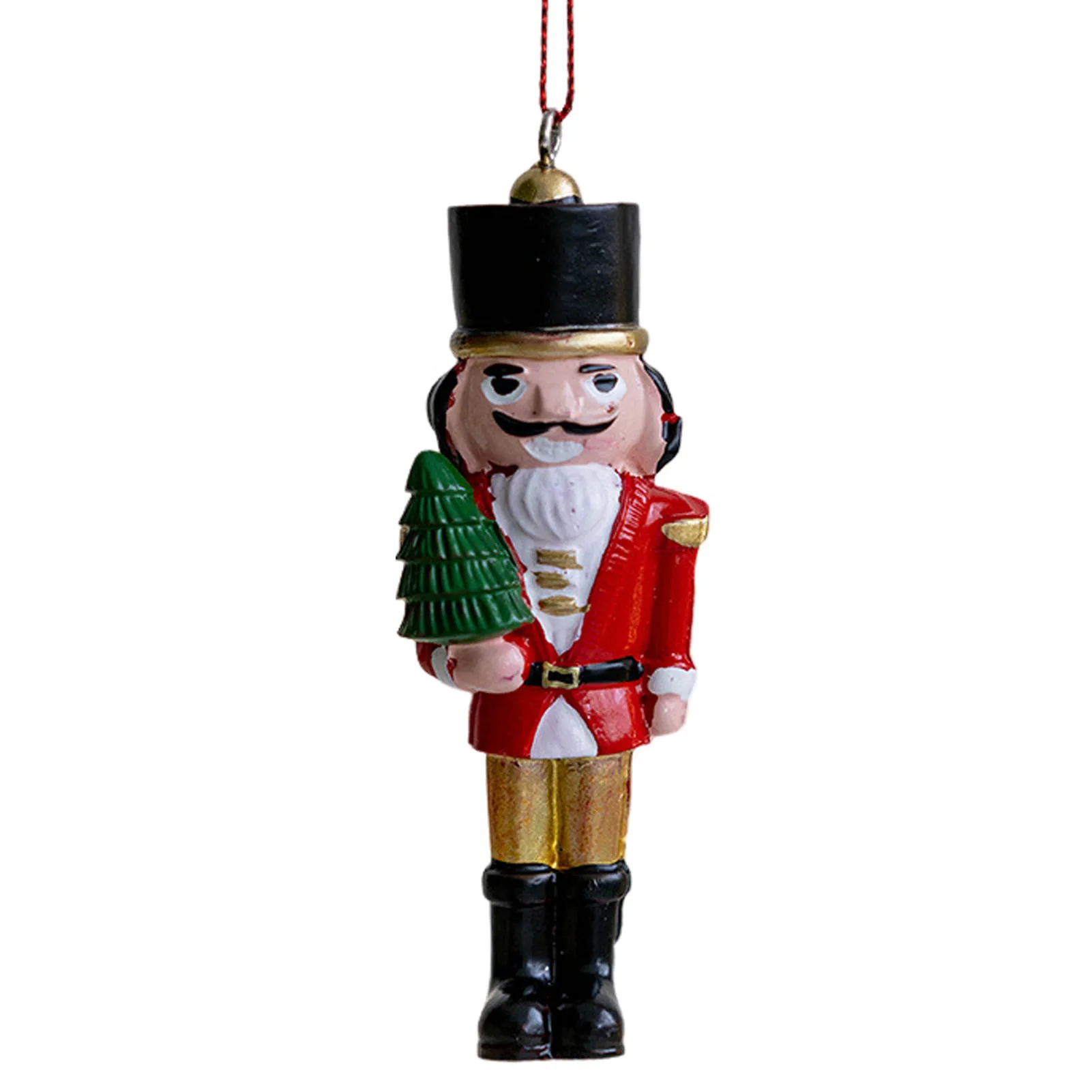 Castle Guard Nutcracker Figurine Color Retention Rust-Proof Table Ornament for Desktop Table Collectible