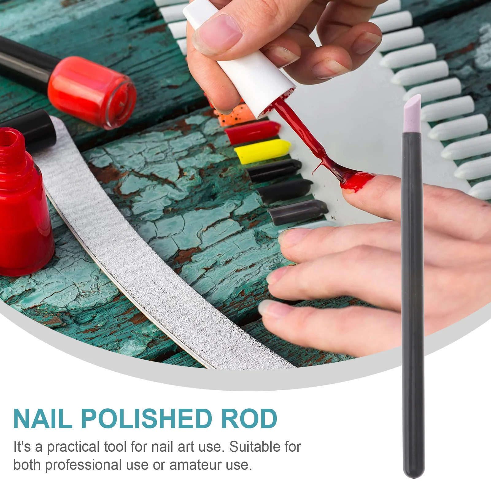 2 قطعة أداة إزالة الجلد الميت للبشرة مانيكير العناية بالأظافر قضيب تلميع الايداع تنظيف انتهازي قابل للغسل قابلة لإعادة الاستخدام لطيف مسمار الفن