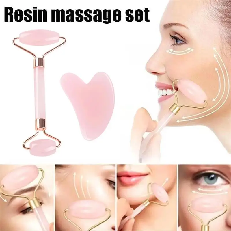 Gua Sha Roller Massager Resin Facial Massage Instrumenr Roller for Face Neck Eye Health Care Skin Care Tools