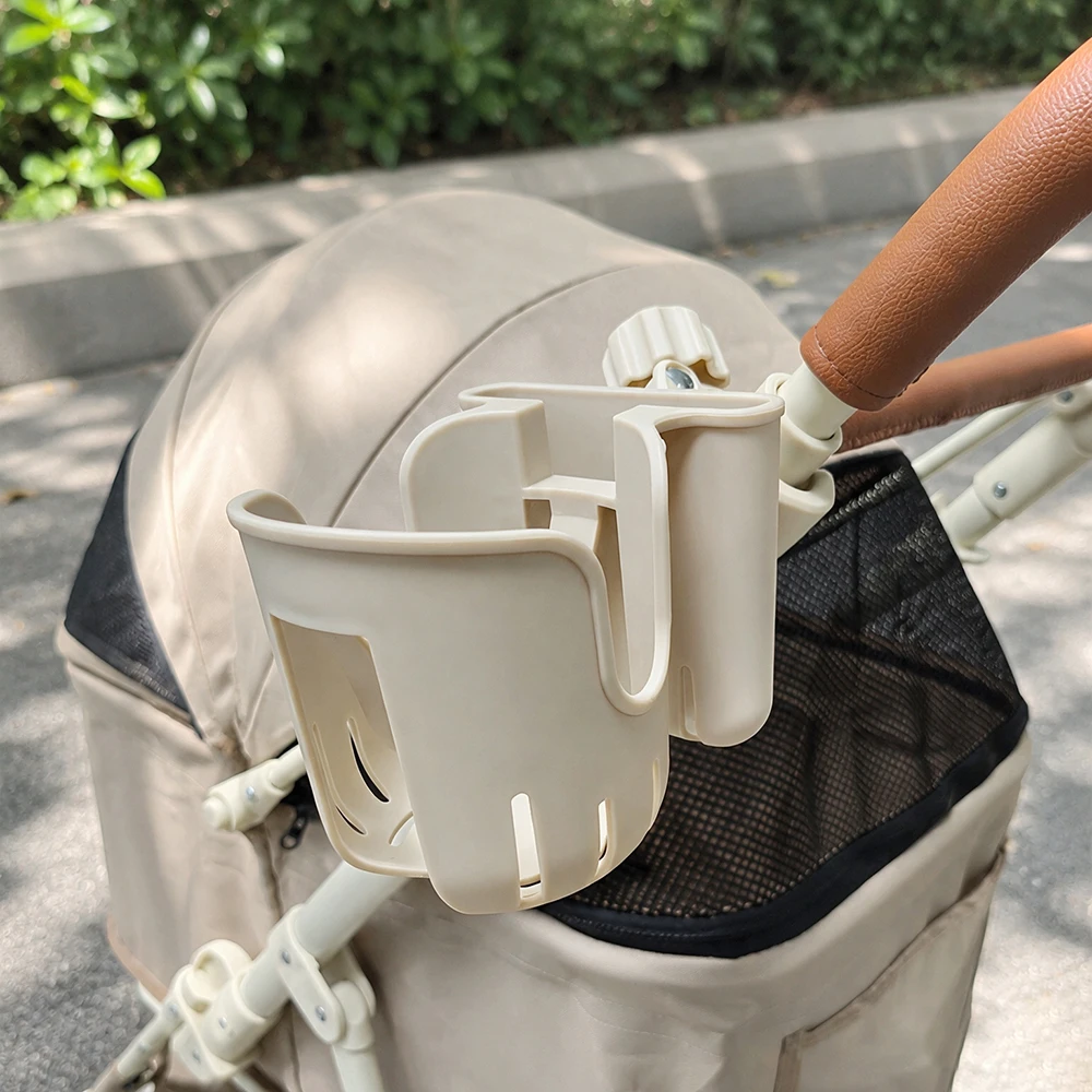 2-in-1 Phone Holder Water Cup Bottle Holder Baby Stroller Cup Holder Accessories Multifunctional Outdoor Bicycles Cup Holder