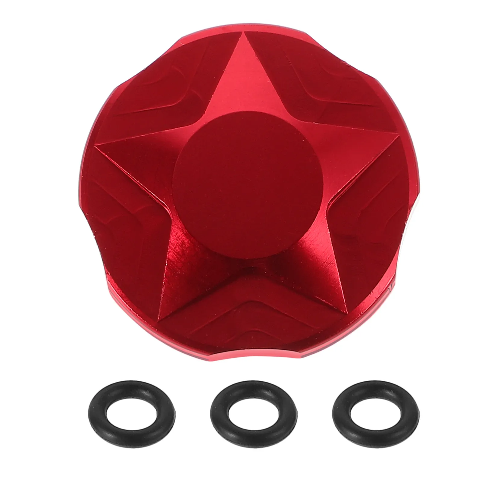 

Aluminum Alloy Mountain Bike Suspension Fork Shoulder Cover Front Fork Cap Protector Replacement Air Gas Valve Cover with