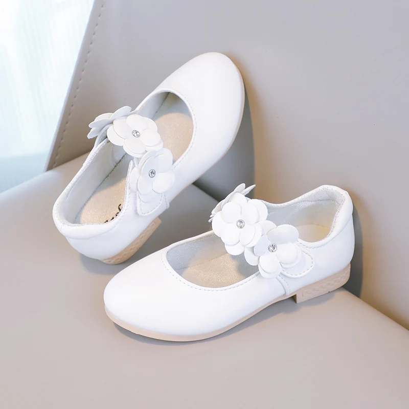Herbst Mädchen Mary Jane Applikationen niedrigen Absatz schöne Kinder Prinzessin Schuh drei Farben spitzen Zehen atmungsaktiven Kinder Schuh 26-36 – Detail 14