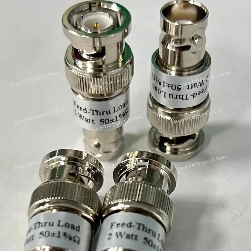 

BNC Male to Terminal Through-Load, 50Ω Impedance Matcher for Oscilloscopes Test Instruments