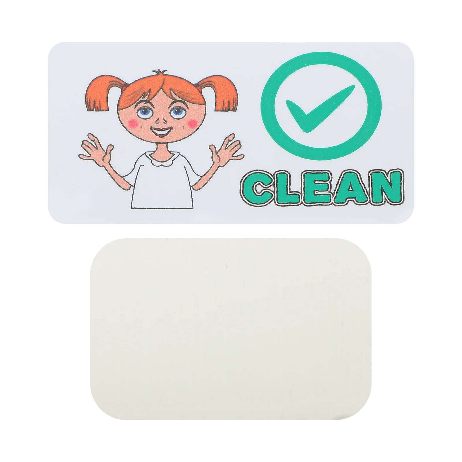 Dishwasher Magnet Clean Dirty Sign Double Sided Washing Machine Indicator Cartoon Kitchen Accessories Magnetic Guide for Home