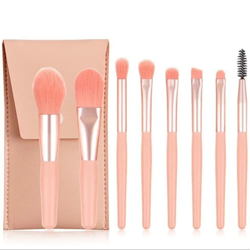 Delysia Kin 8pcs High Quality Mini Makeup Brushes Suit