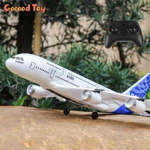3Ch 2Ch A380 RC Pesawat Glider Pesawat Remote Control Busa Pesawat Sayap Tetap Pesawat 6 Giroskop Model Pesawat Mainan Hobi 8 penjualan terbaik boeing 737 800 - №