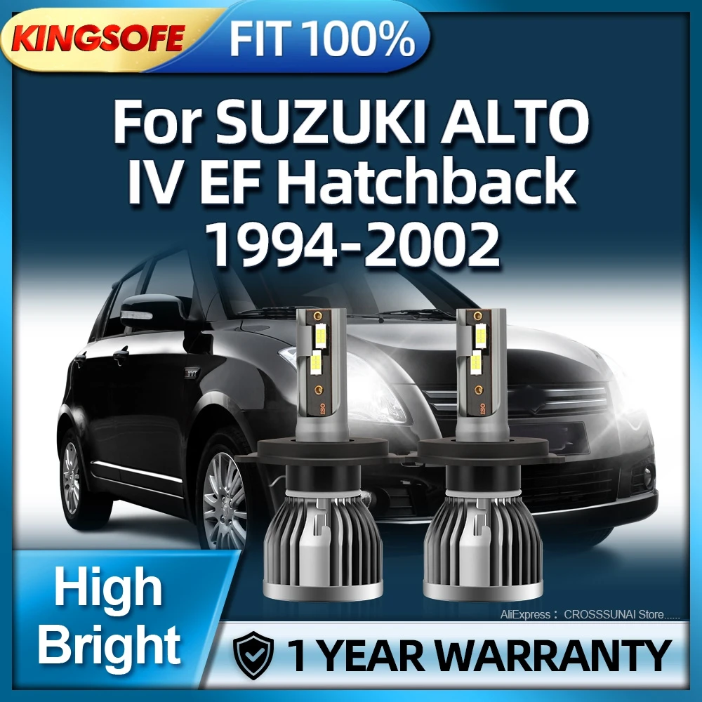 

2pcs Car LED Light 6000K Headlight Bulbs H4 28000LM For SUZUKI ALTO IV EF Hatchback 1994 1995 1996 1997 1998 1999 2000 2001 2002
