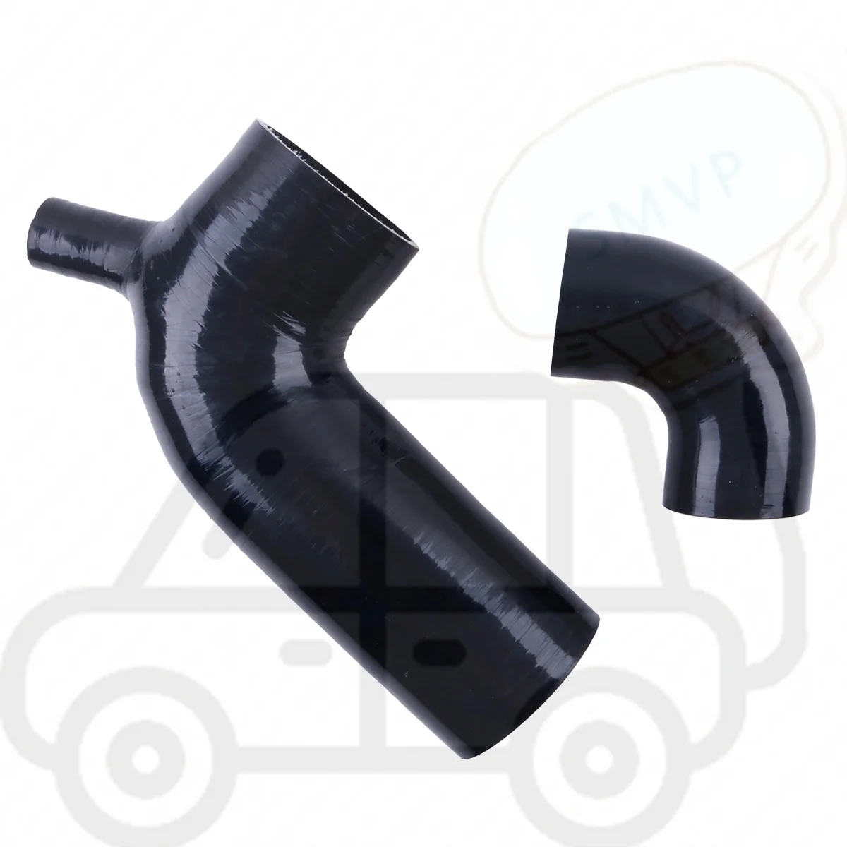 For Jeep Wrangler JK 2.8 CRD Diesel 2007-2017 4721136AG 4721136AH Car Auto Tools Air Cleaner Intake Hoses Silicone Tube Kit 2PCS
