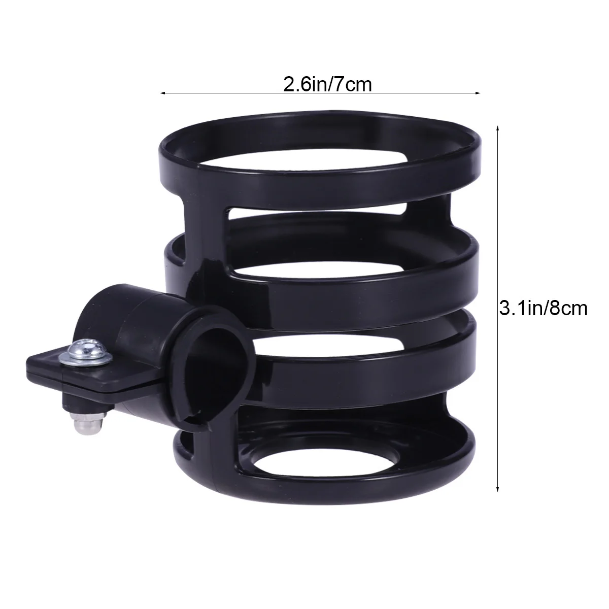 عربة زجاجة رف حامل زجاجة بلاستيكية سوداء للدراجات الكراسي المتحركة الدراجات البخارية مشوا عربة حامل مشروبات ركوب الدراجات #4