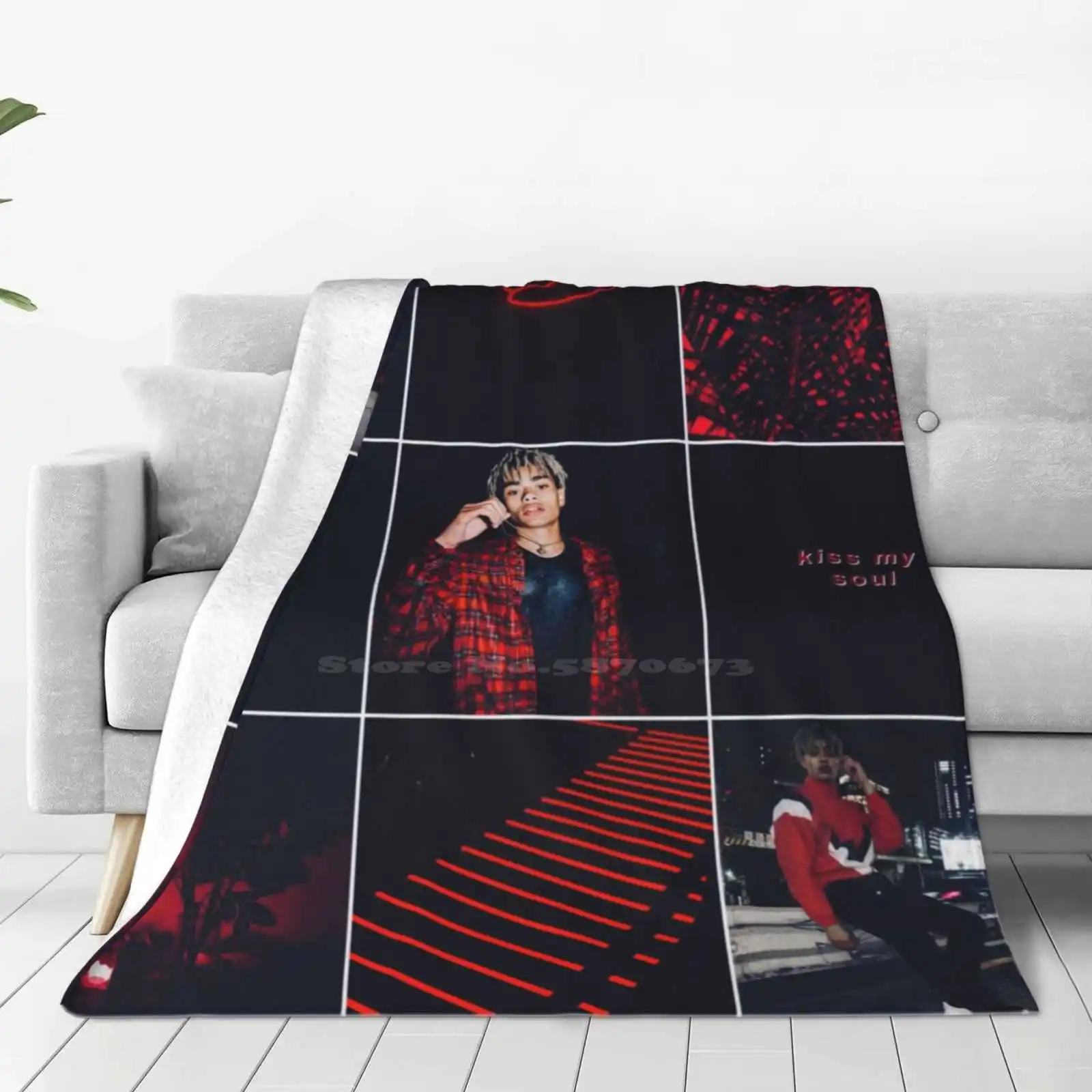 Zion Kuwonu-Prettymuch For Home Sofa Bed Camping Car Plane Travel Portable Blanket Prettymuch Boyband Zion Kuwonu