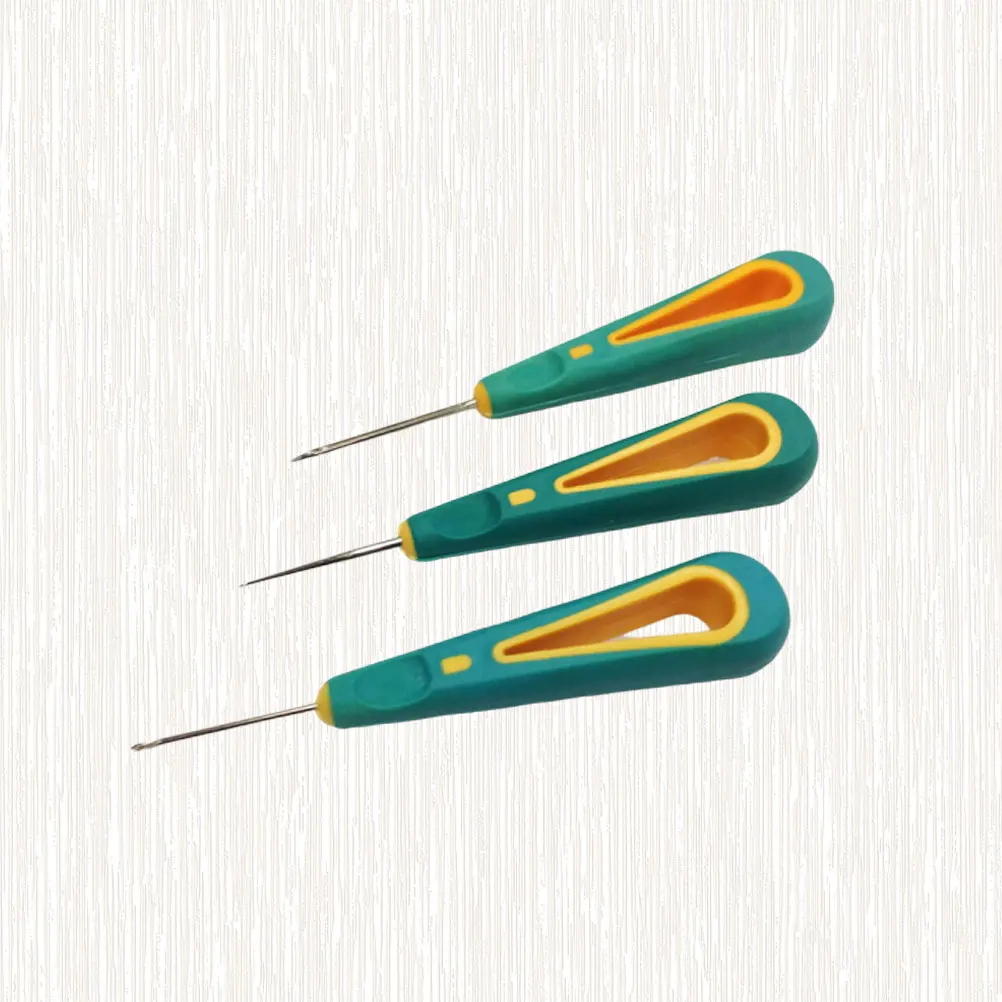 3 Pcs Awl Set Shoe Repair Craft Tool Kits Sewing Craft Tool Kits Sewing Accessories DIY Projects Handmade Patch