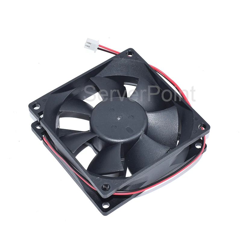 Original RDH8025S DC24V 0.20A 80 * 80 * 25mm 2-Pin Square Server Cooling Fan Well Tested