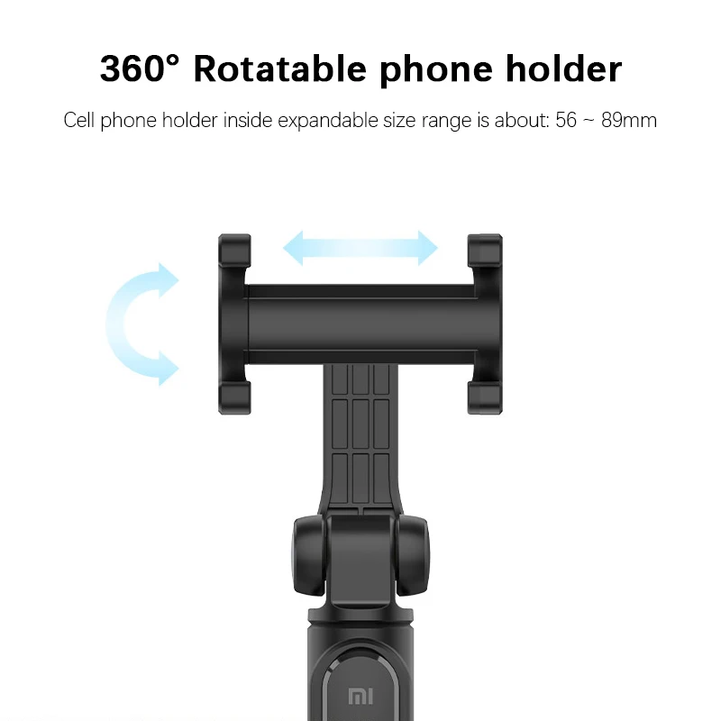 Xiaomi Mi Selfie Stick Tripod with Bluetooth Remote Extendable 360° Rotatable Zoom Selfie Stick Holder for IOS Android Phone