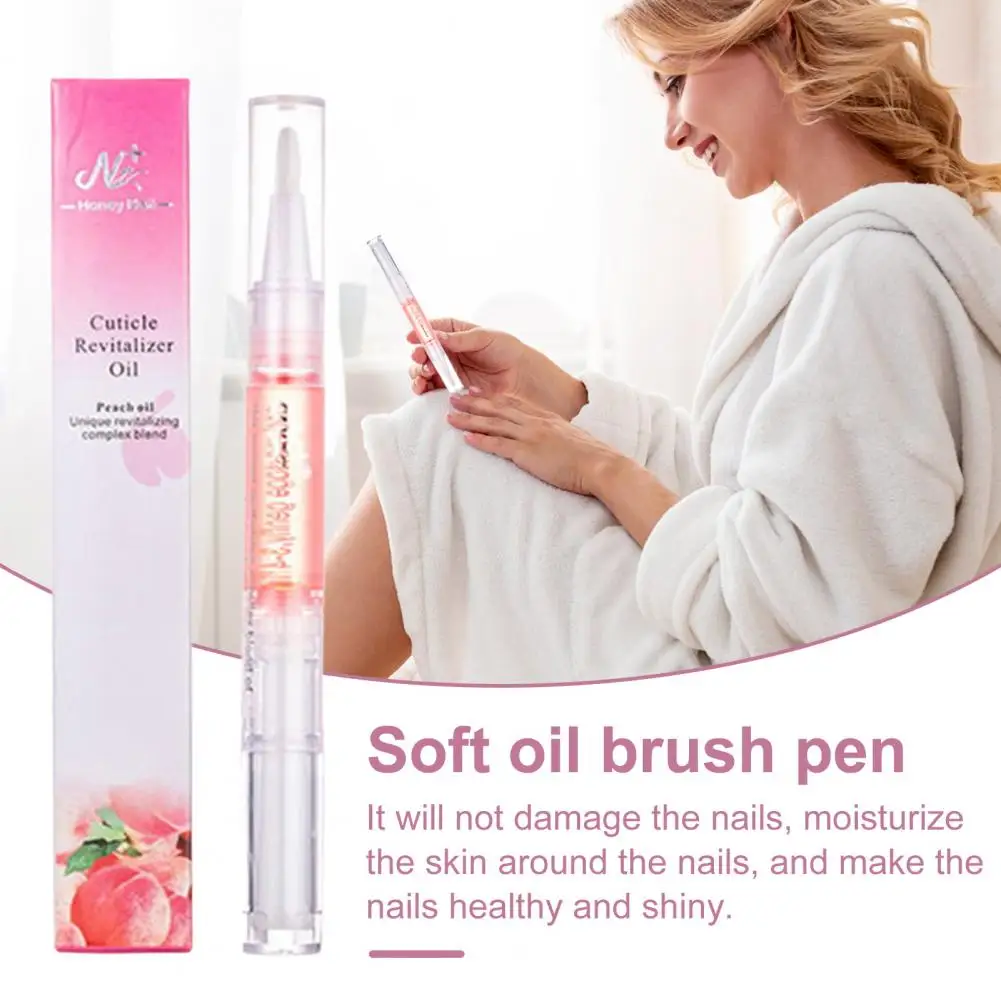 Cuticle Oil Brush Nail Moisturizing Pen Nourishing Nail Care Kit for Healthier Nails Cuticle Oil Pen Set with for Soft