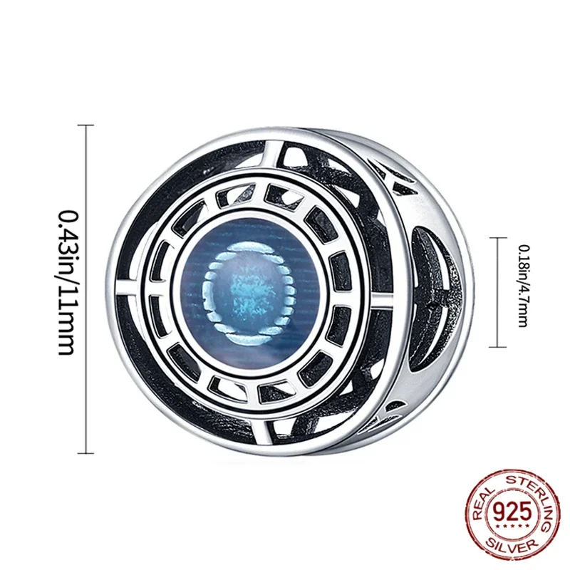 Marvel Plata De Ley 925 Charm Galactic Alliance Super Man Beads Fit Original Pandora Silver 925 Bracelet Women DIY Jewelry Gift