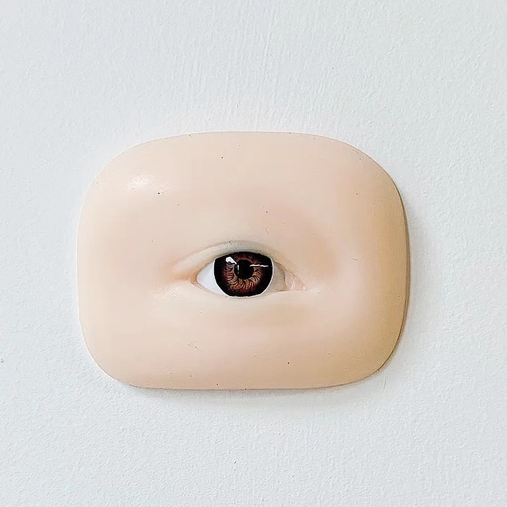 Módulo tridimensional da sobrancelha da tatuagem 5D, simulação dos olhos, humano, sólido, macio, linha do silicone, sobrancelhas, prática do novato