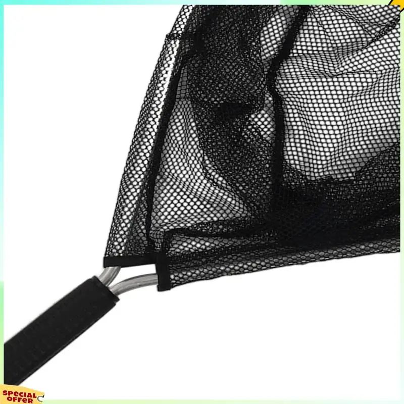 TURE 5X Aluminium Landing Nets Fly Fishing Fish Saver Nylon Knotless Mesh Trout Hand Net