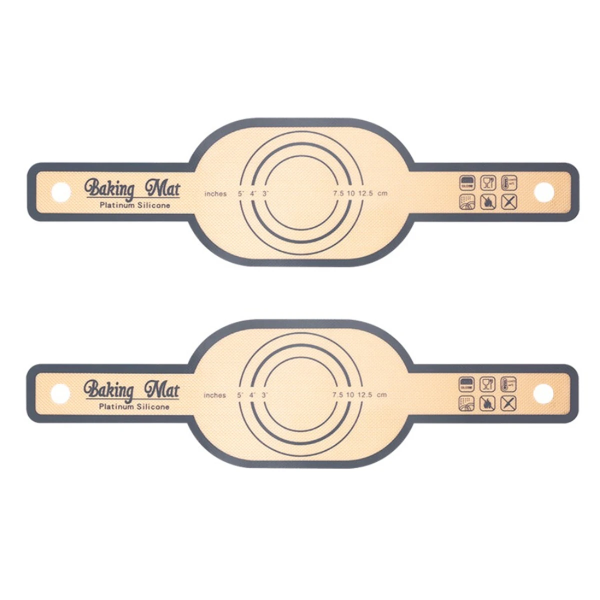 

Silicone Bread Sling For Dutch Oven, Reusable Baking Mat With Long Handles Non-Stick Sheet Liners For Transferable Dough Pastry