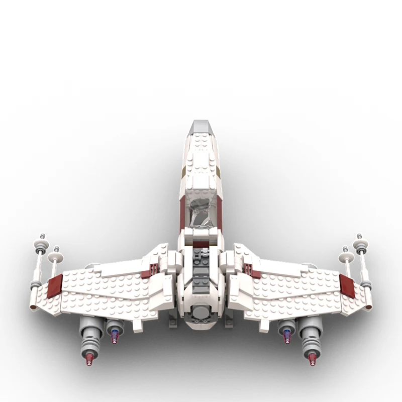 491PCS MOC-223253 E-Wing-สลับสร้างบล็อกอาคารชุดการวิเคราะห์ผู้ใหญ่ชุดCreativeความเข้ากันได้สูงวันหยุดของขวัญ