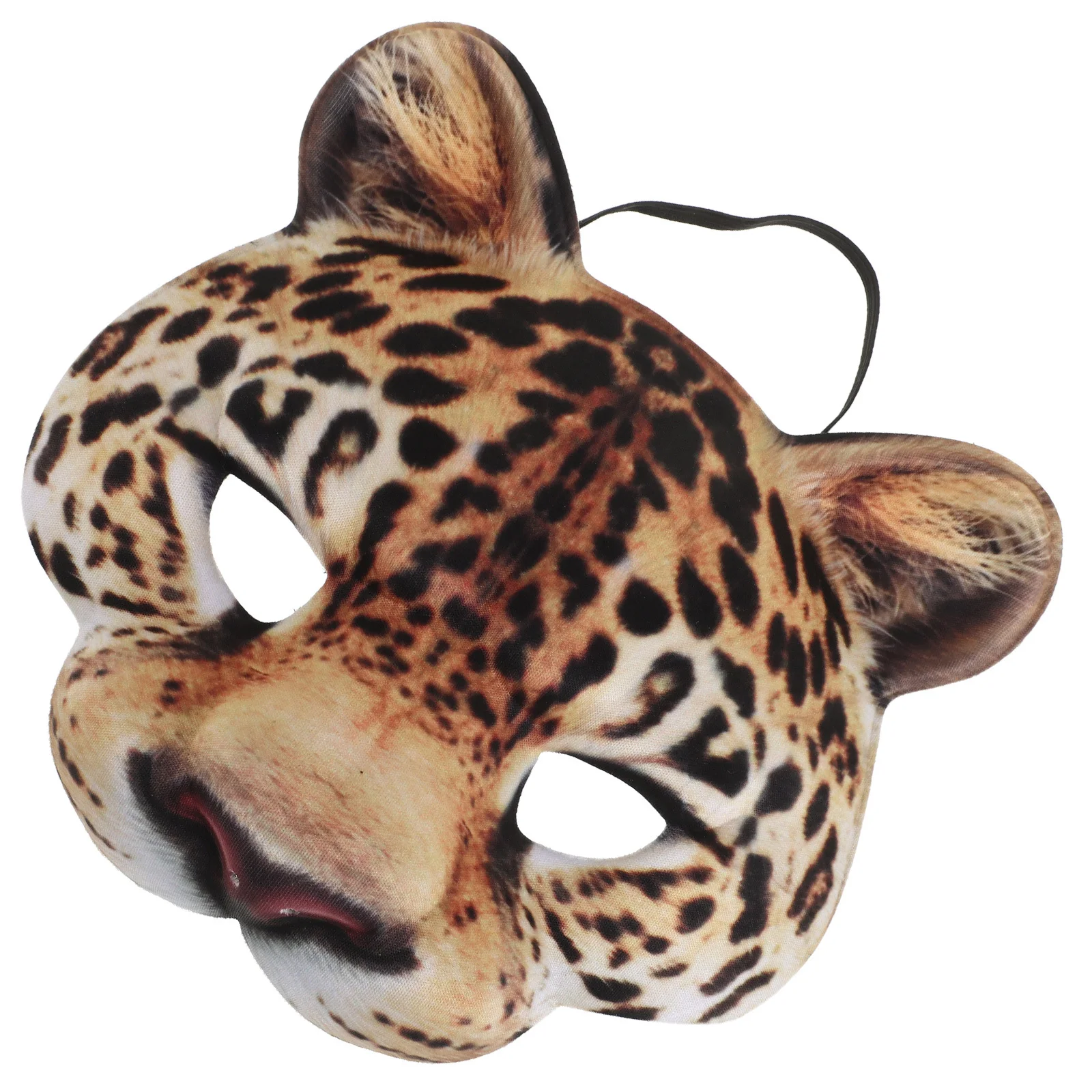 หน้ากากเสือดาว 1 ชิ้น อุปกรณ์ประกอบฉากปาร์ตี้ฮาโลวีน ชุดคอสเพลย์สัตว์ อุปกรณ์เสริมงานคาร์นิวัล หน้ากากสำหรับสวมบทบาท ใช้ได้ทั้งชายและหญิง สำหรับการแสดงบนเวทีและตกแต่ง