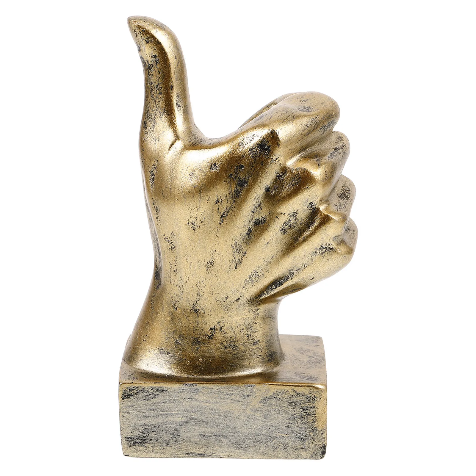 

Thumbs Up Hand Sculpture Resin Modern Creative Desktop Ornament for Home Decor Bedroom Cabinet Shelf Decoration Nordic Style