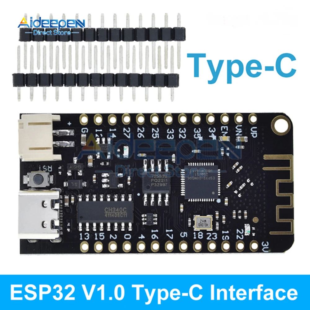 2Pcs ESP32 LOLIN32 Wifi Bluetooth Development Board ESP32 ESP-32 REV1 CH340 CH340G MicroPython TYPE-C USB For Arduino