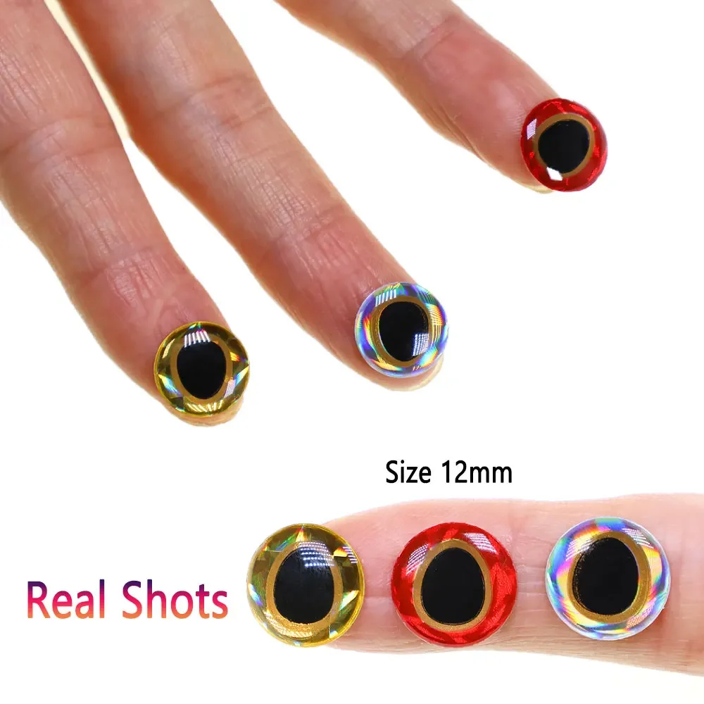 100pcs Holographic Teardrop 3D Fish Eyes Saltwater Streamer Flies Tying  Material Jigs Craft Dolls Eyes Fishing Jig Lure Making - AliExpress 18