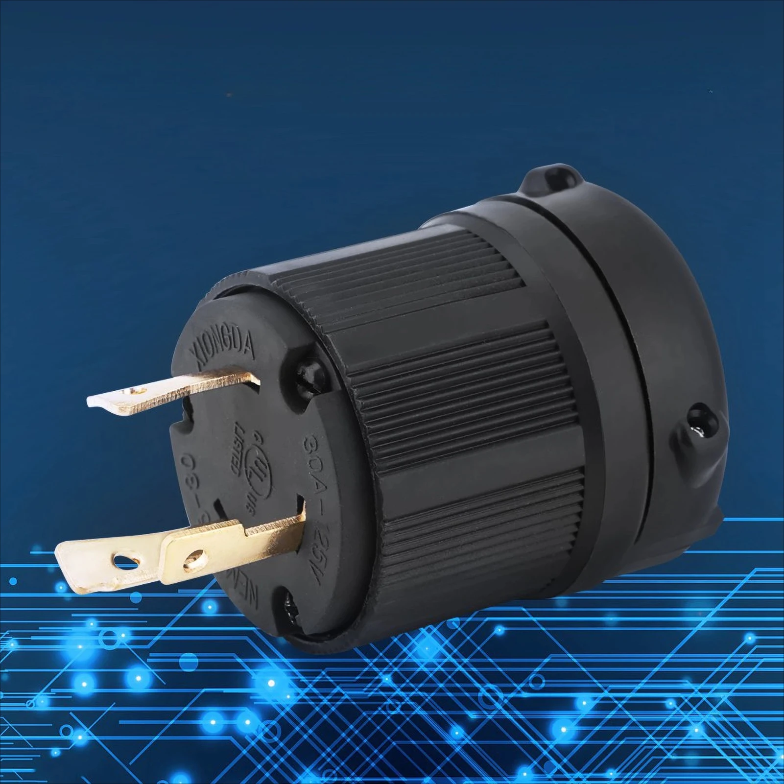 

NEMA L6-30 Twist Lock Electrical Plug US 3-pole power plug 30A 125V 3 wire Twist Lock Plug Generator Accessries