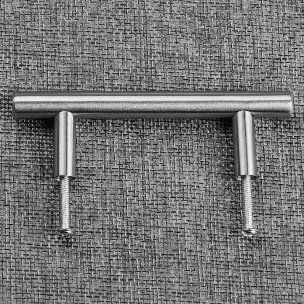 1pc Useful Fashion Hardware Cabinet Handles Furniture Component Stainless Steel  Knobs Door Knobs Wardrobe Pulls T-Bar Handle