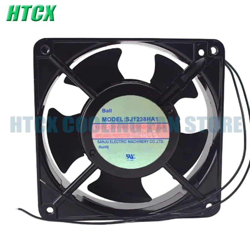 Original Cooler SJ1238HA1 12038 120*120*38MM 110V-120V~AC 0.27A 50/60Hz Two Lines Industrial Cooling fan