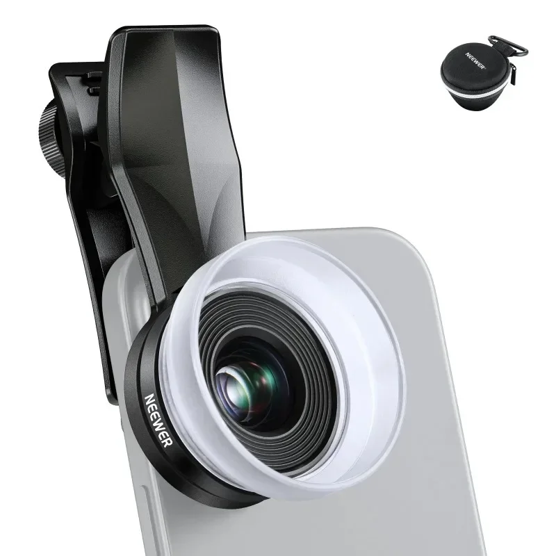 10X Macro Lens with 17mm Thread Phone Lens Clip Also for Phone Cage/Phone Case/Phone Clamp/Backplate