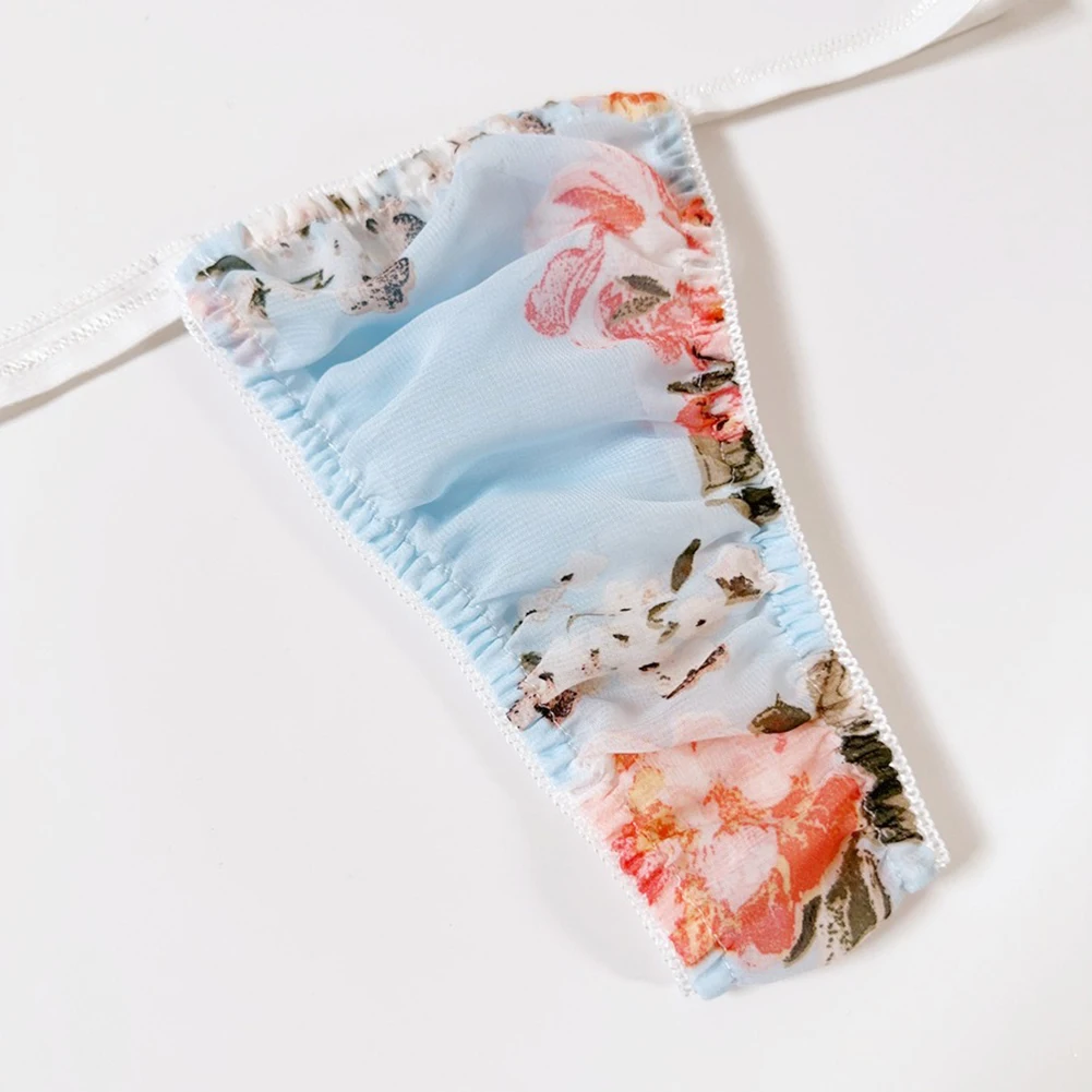 

For Couples For Men Chiffon Yarn Lingerie For Home For Vacation Vacation Wear Floral Pattern Moderate Elasticity
