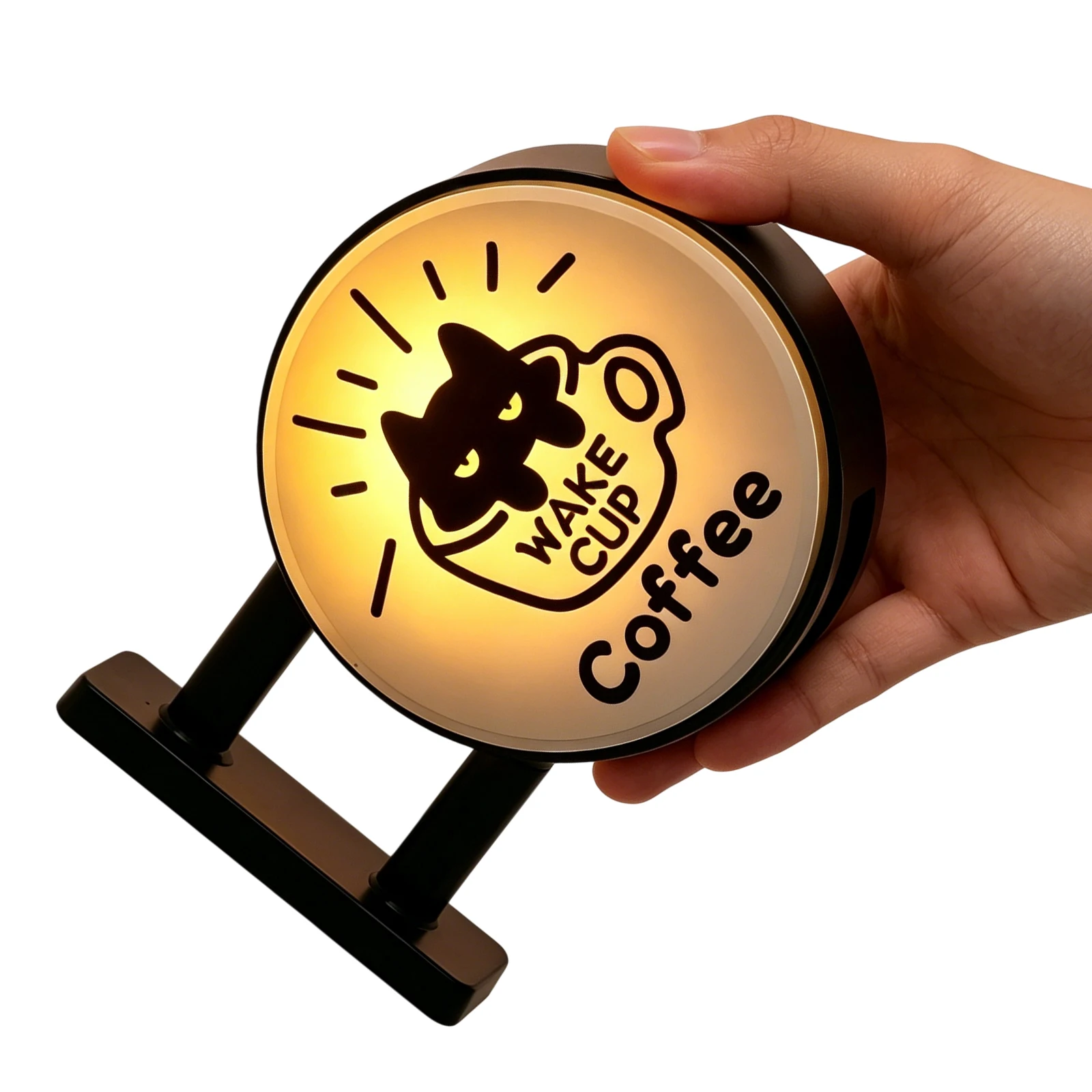 Coffee Corner Light Sign Magnet Warm Light Creative Mini Atmosphere Lights Multi-Purpose for Entryway/Bedroom/Bedside