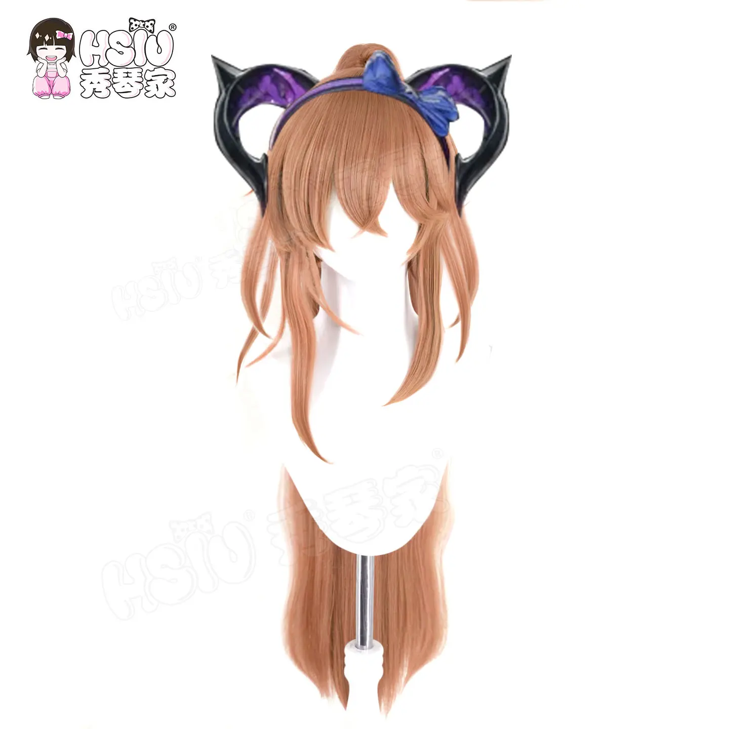 Game Arknights: Endfield Lenno Yaoye's Premiere Cosplay Wig Anime Cos Hair For Halloween Carnival Party Dress Up Comin Con view 3