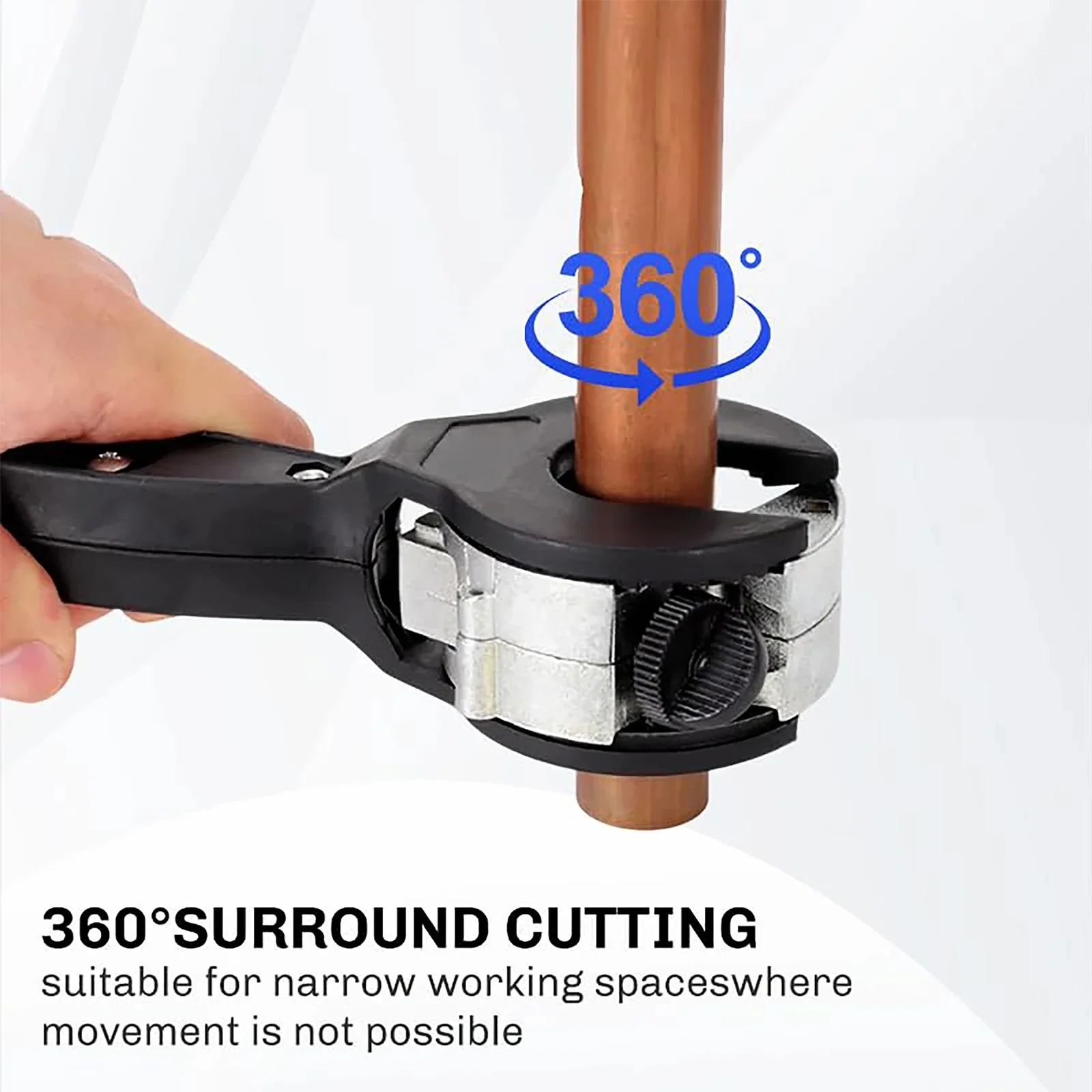 Stainless Steel Copper Aluminium Ratchet Scissors Hose Cutting Hand Tools Ratchet Tube Pipe Cutter For Cutting 8-29mm Metal