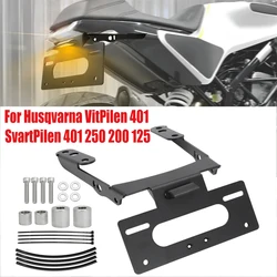 Rear License Plate Holder Bracket Tail Fender Eliminator Kit For Husqvarna VitPilen 401 SvartPilen 401 250 200 125