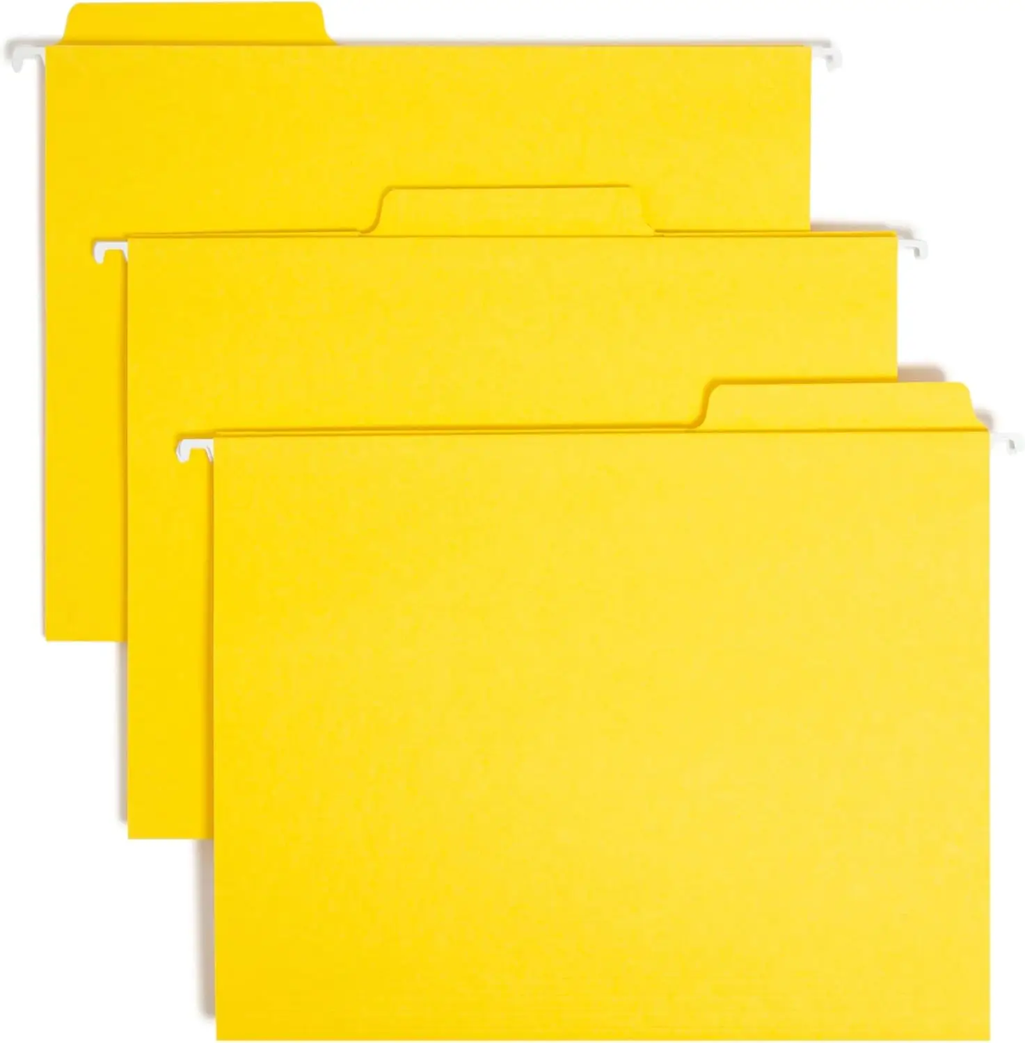

FasTab Hanging File Folder, 1/3-Cut Built-in Tab, Letter Size, Yellow, 20 Count (64097)