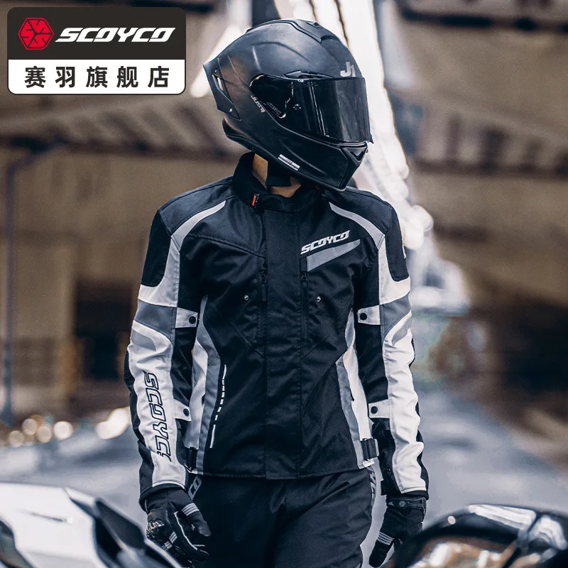 Motorcycle Riding Clothes Unisex Windproof Waterproof Racing Locomotive Suit Motorcycle Riding Gear Four Season Size M-4XL