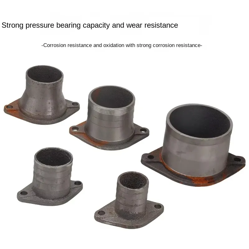 Submersible pump outlet joint 2 inch 3 inch 4 sewage pump large to small direct connection two hole flange joint