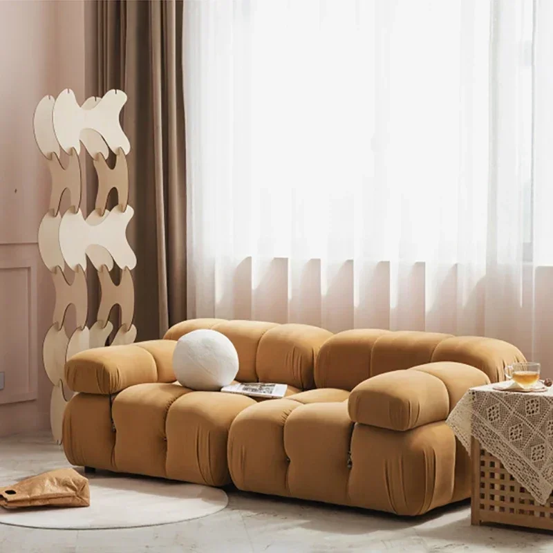 Sofa do salonu Wygodna nowoczesna segmentowa rozkładana sofa wypoczynkowa Luksusowe rozkładane biuro Kreatywne meble Muebles Hogar